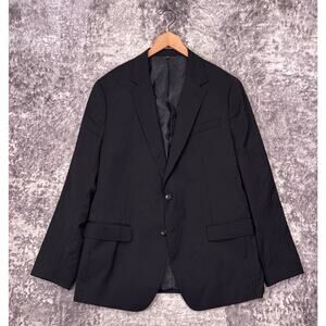 Bonobos Blazer 44 L Long Mens Athletic Fit Black Wool Suit Jacket